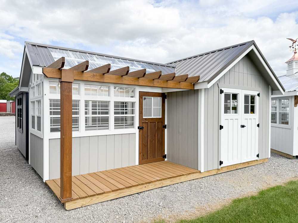 10x20 Farmhouse Garden Shed