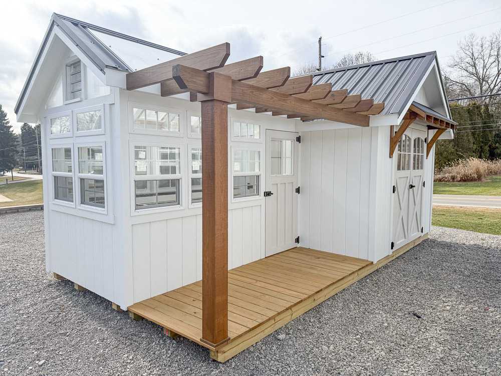 10x20 Farmhouse Garden Shed