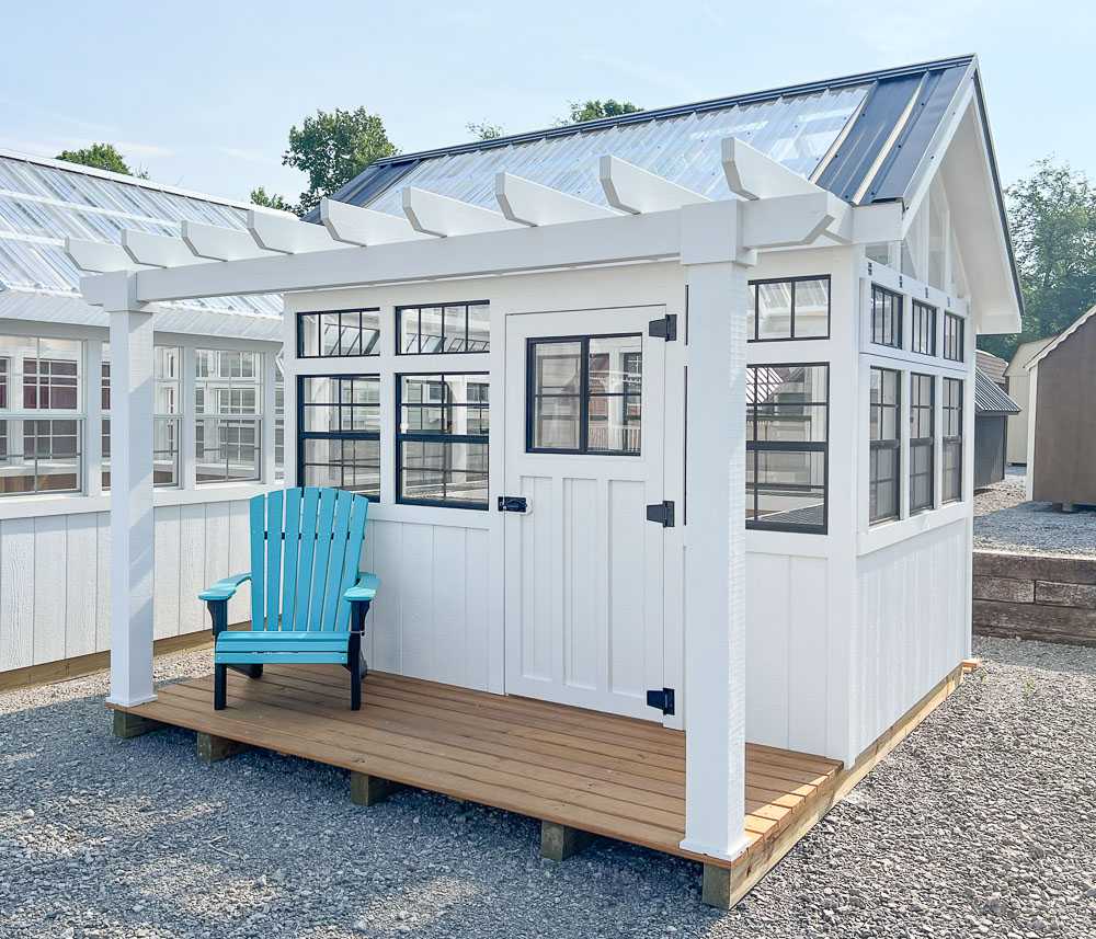 8x10 Potting Shed With Porch