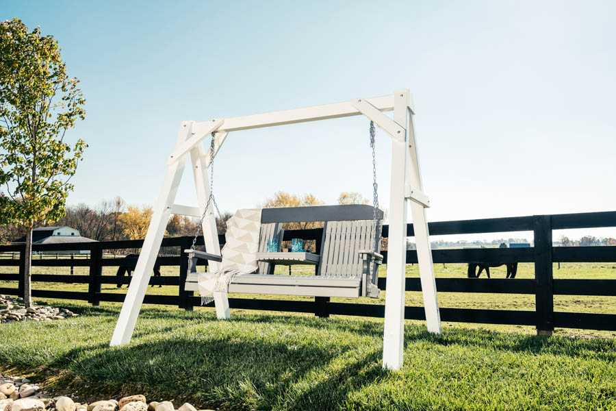 5' Classic Poly Swing (Dove Gray & Slate)