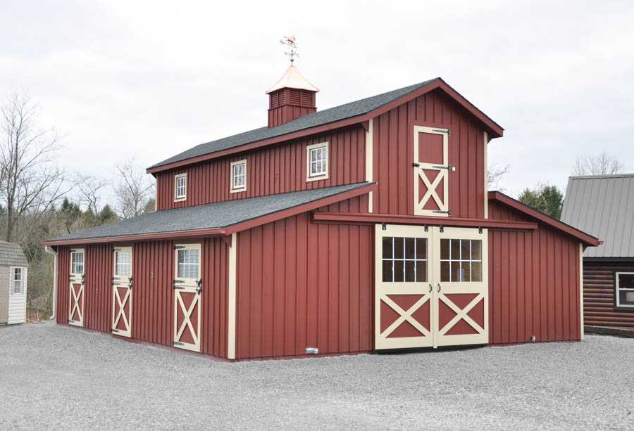 30x36 Monitor Horse Barn
