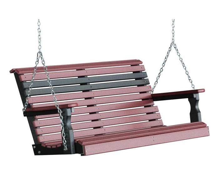 4 Foot Plain Porch Swing - Image 6