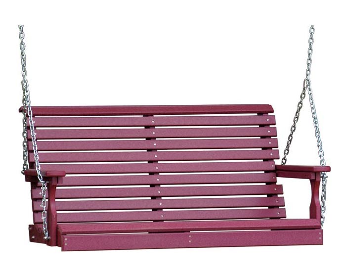 4 Foot Plain Porch Swing - Image 7