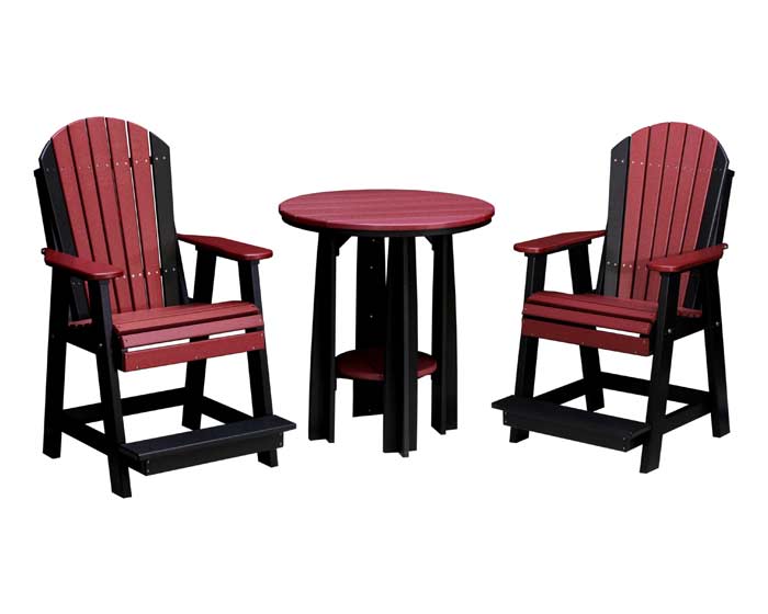 36 inch Balcony Table & 2 Balcony Chairs - Image 2