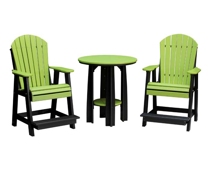 36 inch Balcony Table & 2 Balcony Chairs - Image 3