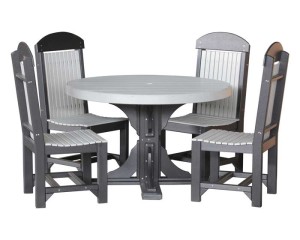 4-Foot Round Table with 4 Regular Chairs | Patio Table Sets Sales & Prices