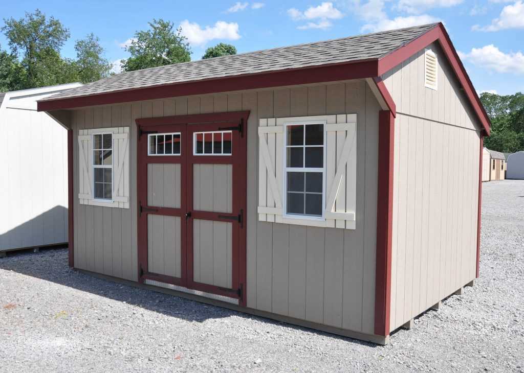 10'x16' Cottage | Cottage Style Sheds, Peak Style Sheds 