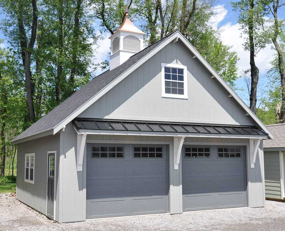 24x24 Skyline Garage W 8 Walls 2 Story Garages Cape Cod Style Garages Custom Built Garages