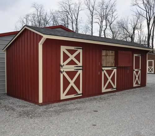 10x28 Shed Row Horse Barn | Horse Barns, Overstock Items Sales & Prices