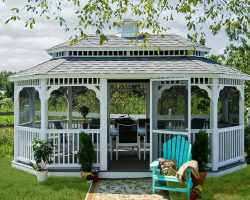 Gazebos | Amish Wood & Vinyl Gazebo Sales in Salem, Ohio