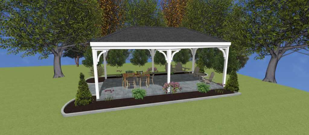 12'x25' Vinyl Pavilion