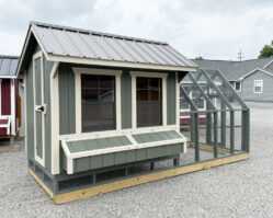 6'x8' Chicken Coop With Run